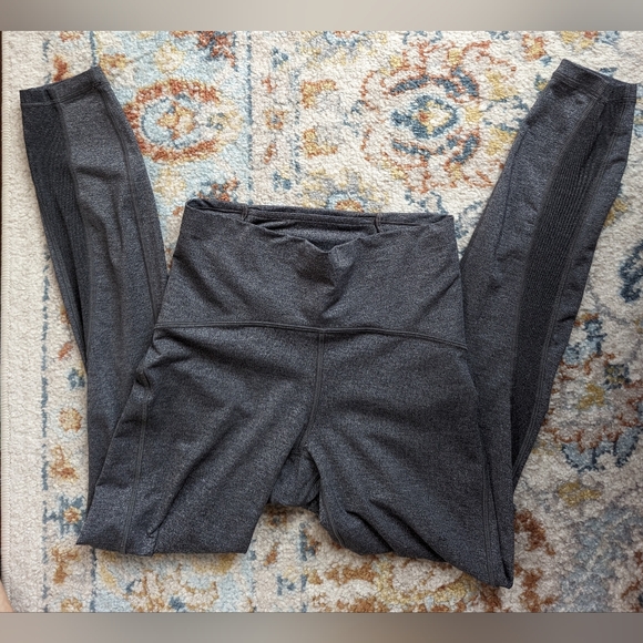 Lululemon Train Times High-Rise Pant/Legging, Heathered Black (SIZE 4) - Picture 1 of 16